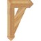 Ekena Millwork Traditional Arts & Crafts Rough Sawn Bracket, Western Red Cedar, 6"W x 22"D x 34"H BKT06X22X34TRA03RWR - alternate 3